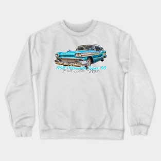 1958 Oldsmobile Super 88 Fiesta Station Wagon Crewneck Sweatshirt